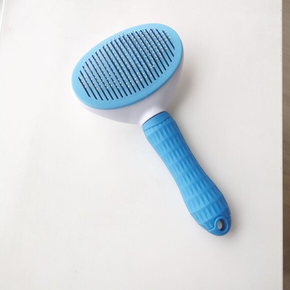 Pet Grooming Brush Self-Cleaning Hair Remover for Dogs Cats - Picture 1 of 4